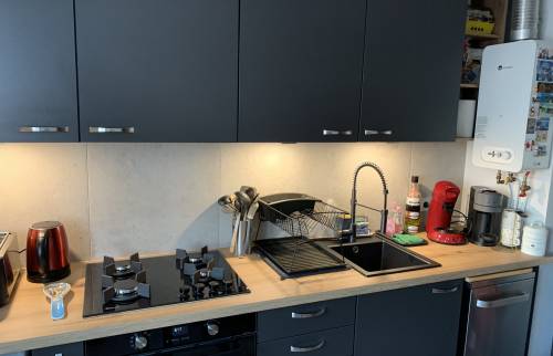 Cuisine rénovée - Vue finale après les travaux