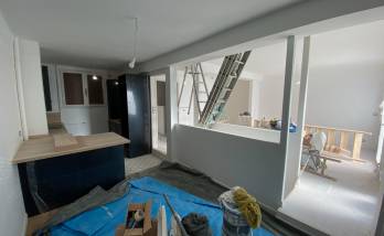 maison rénovée avec ouverture de mur porteur - Maurepas