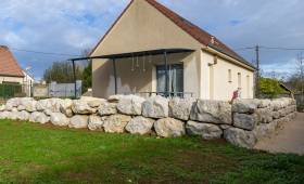 Aménagement de terrasse en enrochements