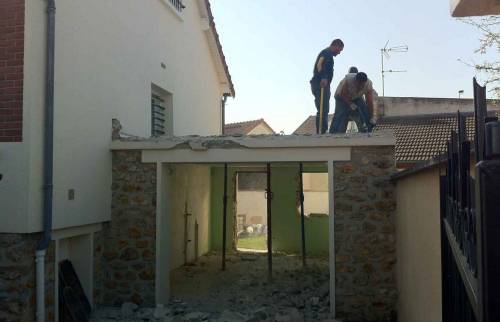 Demolition du garage existant
