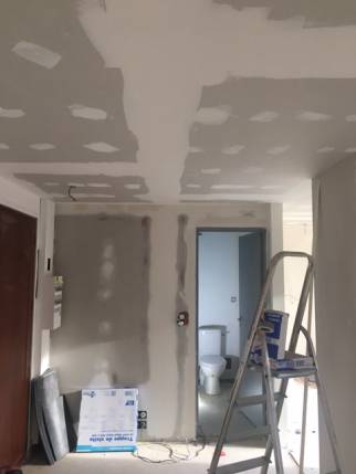 Travaux de plâtrerie en rénovation d'appartement - Nantes 44