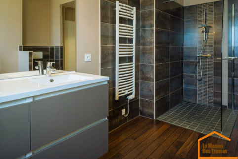 pose d'une douche à l'italienne