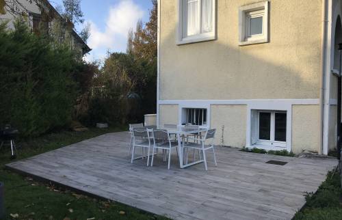 Pose d'une terrasse carrelage Saint michel sur orge