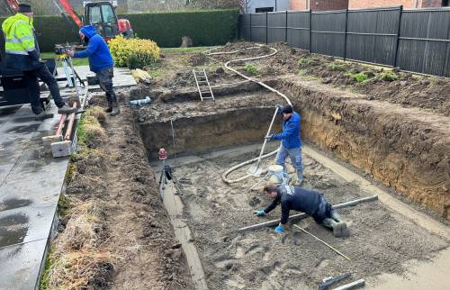 création d'une chape pour une meilleure stabilisation 
