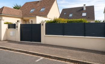ST CHERON 91  pose de clôture et de portail pour une maison