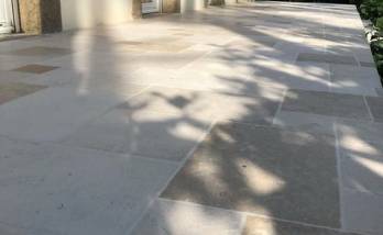 terrasse carrelée