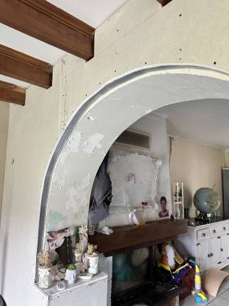 Rénovation autour d'une cheminée