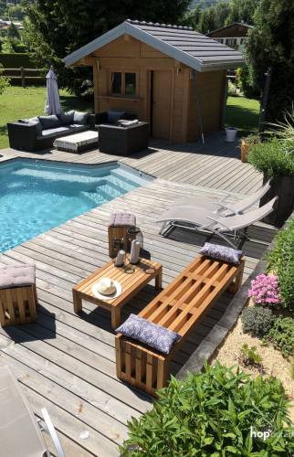 Création d’une terrasse autour de la piscine