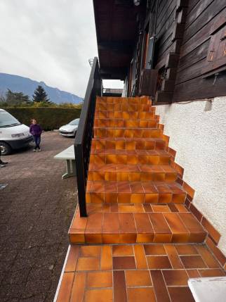 Réno escalier extérieur savoie