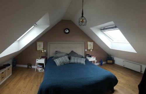 aménagement d'une chambre dans les combles Morlaix (29)