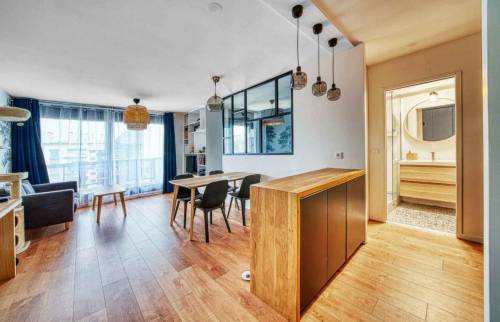 rénovation d'un appartement Paris - cuisine ouverte