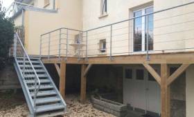 Aménagement d'une terrasse en bois à Caen