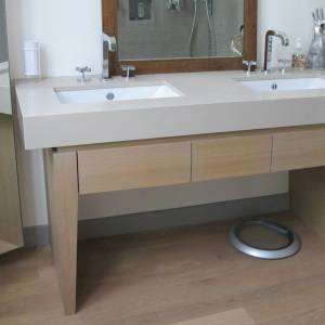 Aménagement d'un appartement de 180 m², Paris - Salle de bains