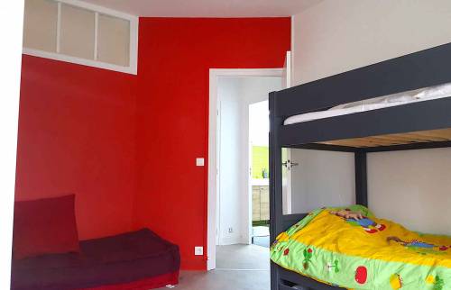 Rénovation et décoration chambre 3 - étage à Saint Lunaire