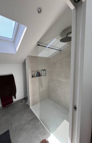 Création suite parentale sous les combles dans un garage (69290 Saint-Genis-les-Ollières)