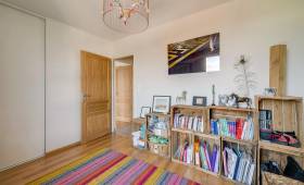 Restauration parquet et porte  couloir bureau et porte intérieure 1er étage pavillon - Saint-Clair-sur-Epte – 95770 -