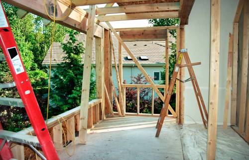 Extension sur balcon vue 1 pendant