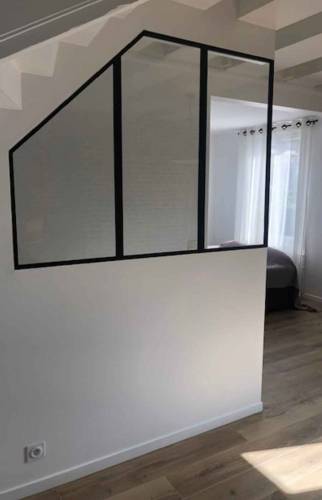 Pose d'une verrière à Trouville