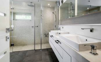 Grande douche à l'Italienne double 