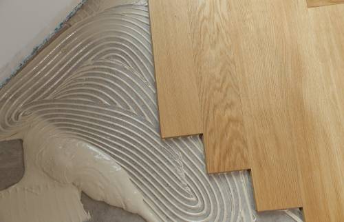 Parquet pose collée