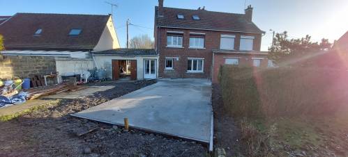 Agrandissement de maison à Athies