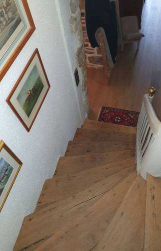 Rénovation de l'escalier terminée