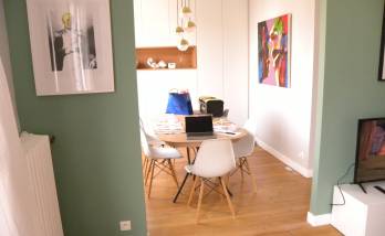 Réalisation d'une rénovation d'un salon-salle à manger à Asnières (92600)
