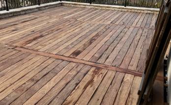 Terrasse après