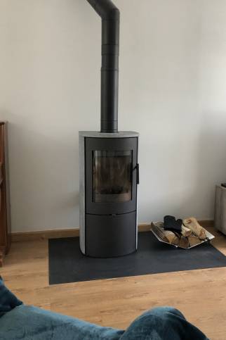 Installation poêle à bois