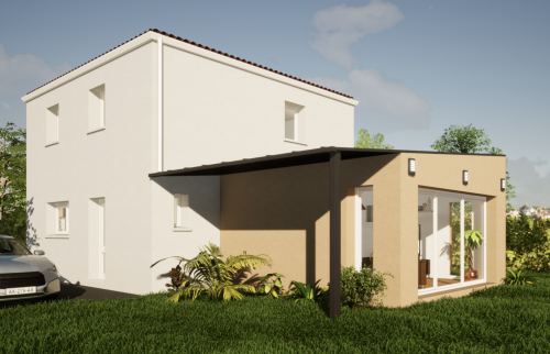 Esquisses - Extension de 20 m² à Brains