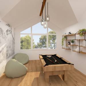 Aménagement salon - Mélanie Caddet - La Maison Des Architectes