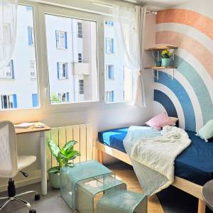 aménagement astucieux d’un studio à Grenoble – Studio Coup de Cœur par Emma Beale