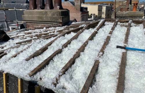 mise en oeuvre de l'isolation