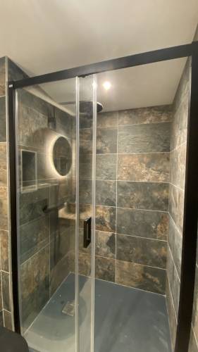 Rénovation de salle de bain avec douche de plain-pied - Saint Nicolas de la Grave 82210