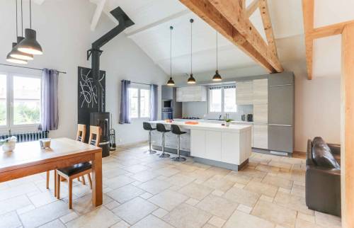 poutres apparentes cuisine Landerneau-Morlaix-Saint-Renan (29) 