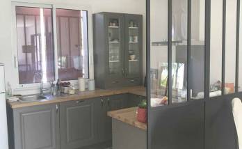 Cuisine avec verrière