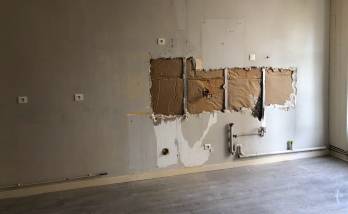 Réfectiond es murs de la cuisine