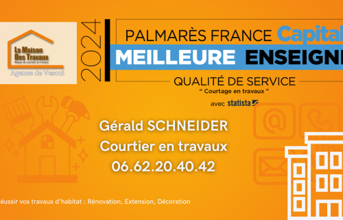 Gérald Schneider, récompensé pour la qualité de service de son agence à Vesoul.