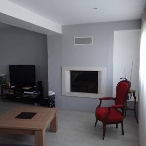 Entension de la maison, vue de l'intérieur à Cachan