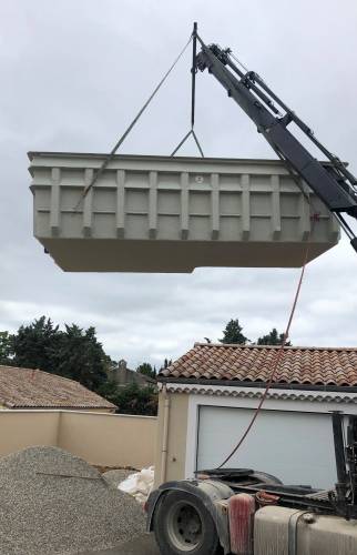 Construction d’une piscine près de Valence