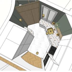 Conception d'une Cuisine à Paris - SOPHIE RAYMUNDIE - La Maison Des Architectes