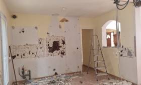 Dépose de la cuisine existante