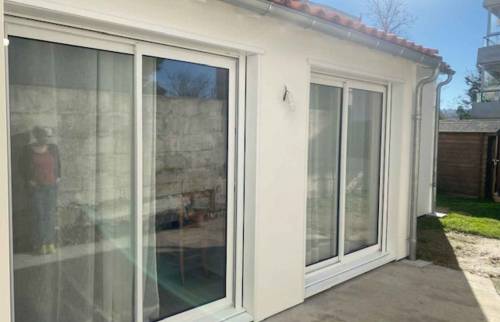 Extension ossature bois à Royan 