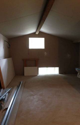 Chambre pendant travaux