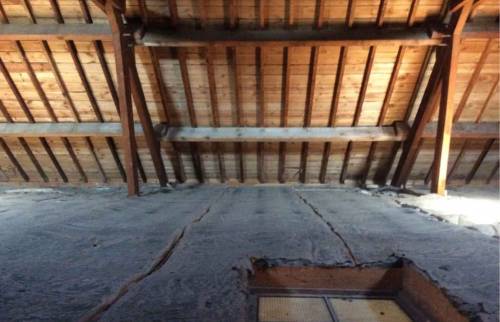 Renforcement de la charpente 