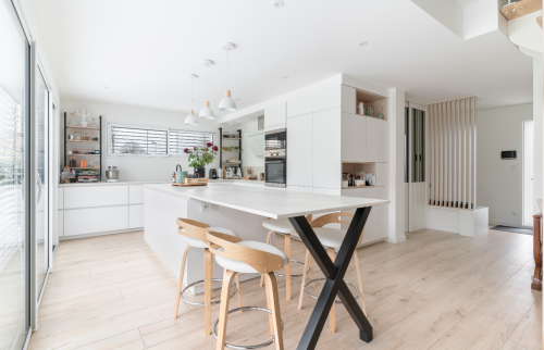 Création d'une extension et rénovation complète maison à Vertou