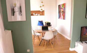 Réalisation d'une rénovation d'un salon-salle à manger à Asnières (92600)