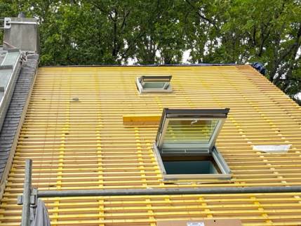 Travaux de rénovation de toiture avec nouveaux Velux - Nantes 44