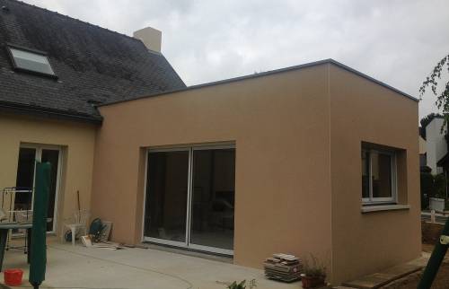 Extension traditionnelle de maison