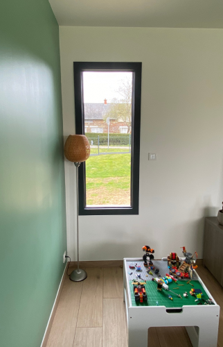 Extension finalisée – Aménagement sur mesure du salon à Vern-sur-Seiche